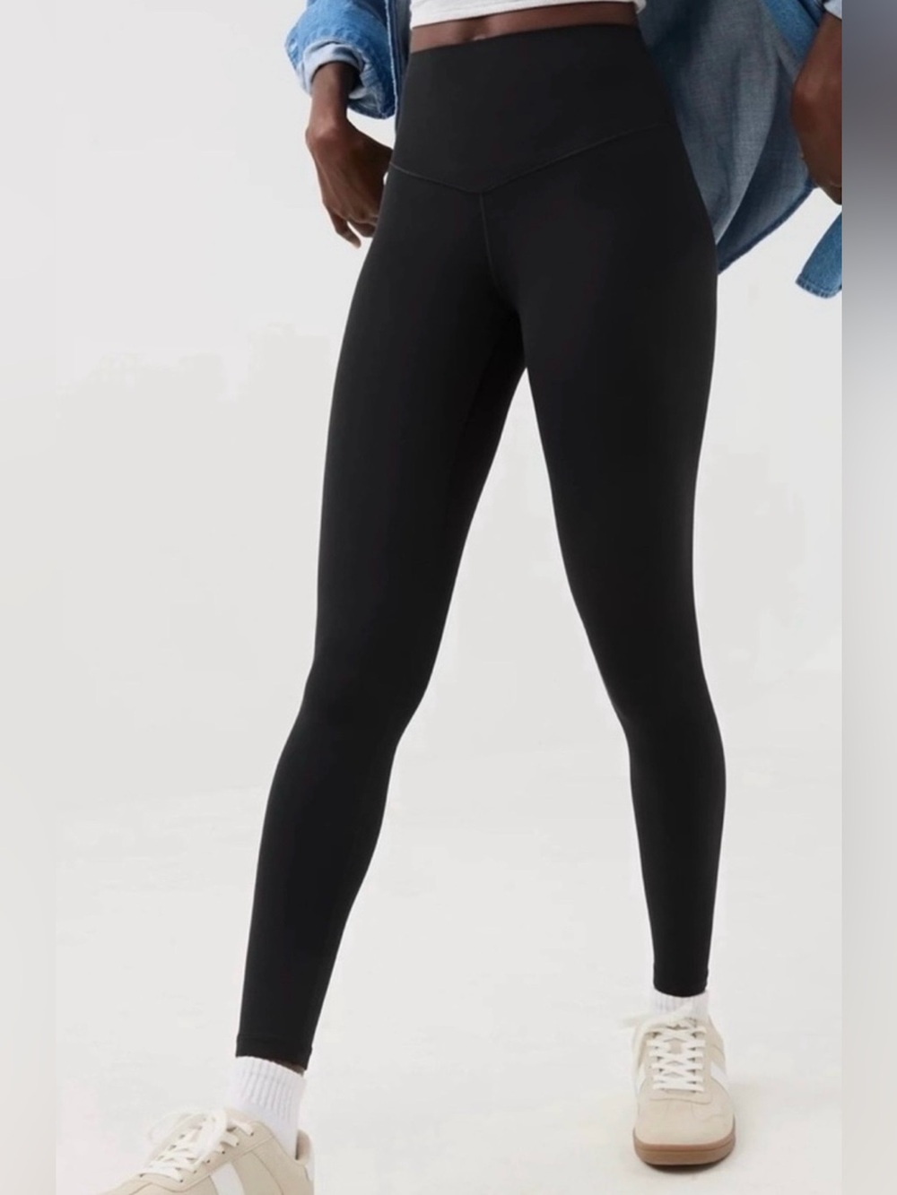 Aerie Real Me XTRA High-Rise Leggings Black, size XL, like new!
